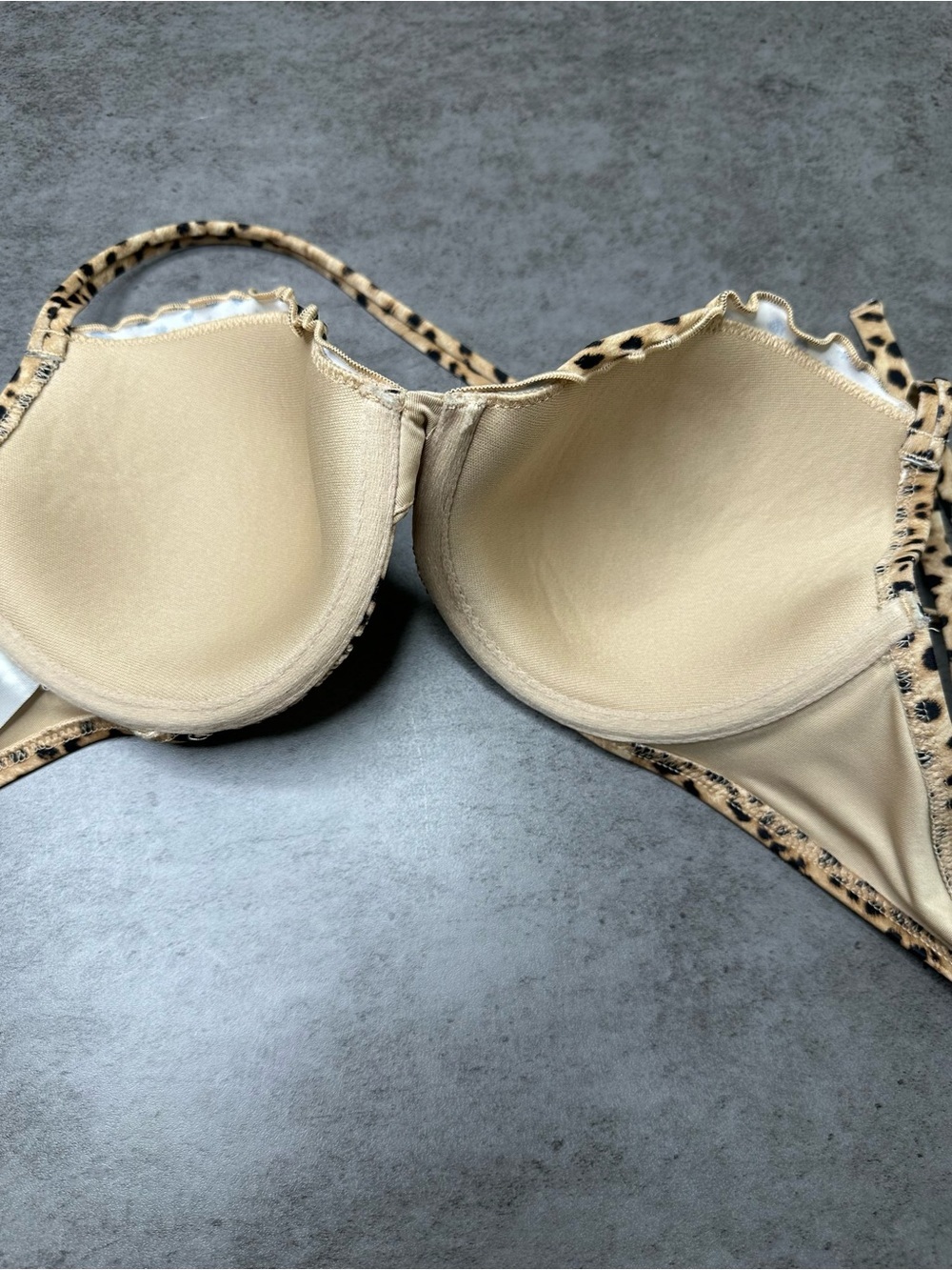 Shade & Shore Leopard Print Bikini — Tan & Black - Picture 5 of 7